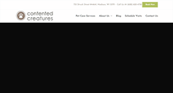 Desktop Screenshot of contentedcreatures.com